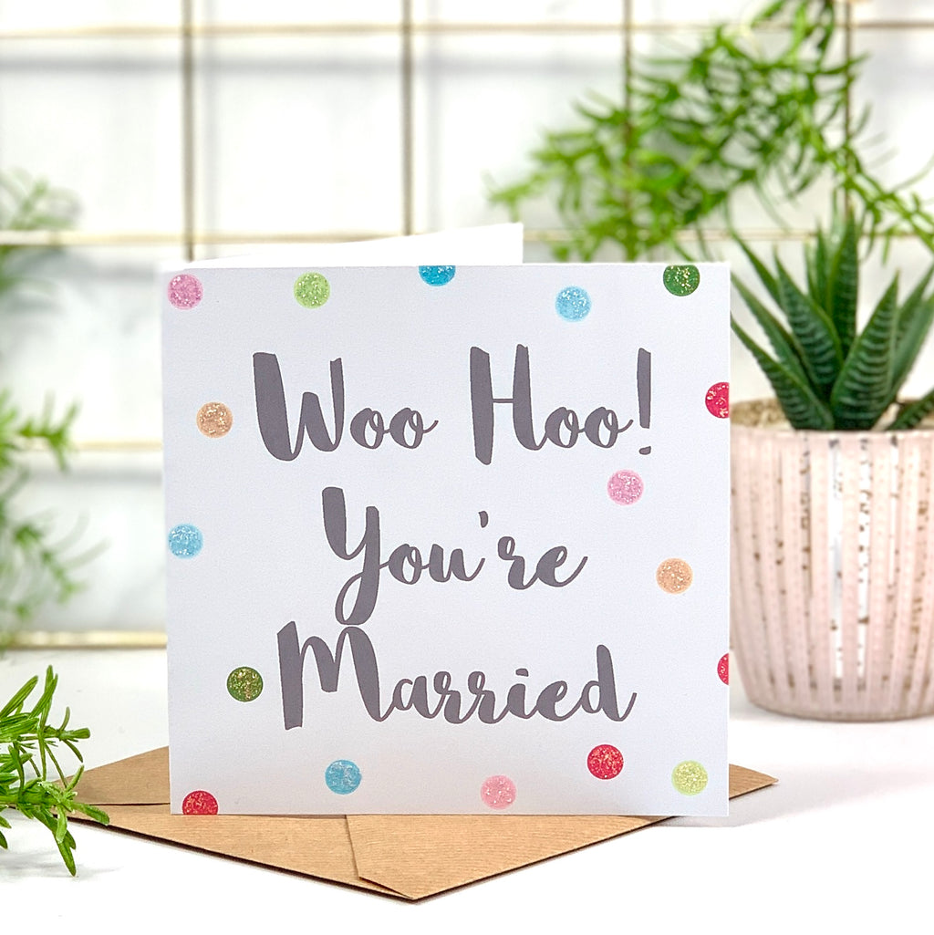 You're Married Wedding Spots Card