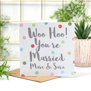 You're Married Wedding Spots Card