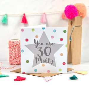 You Are 30 Birthday Card