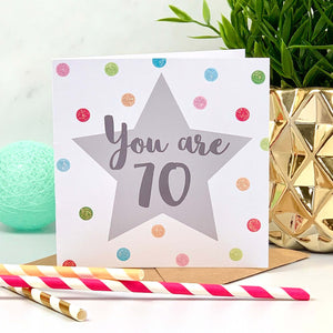 You Are 70 Birthday Card