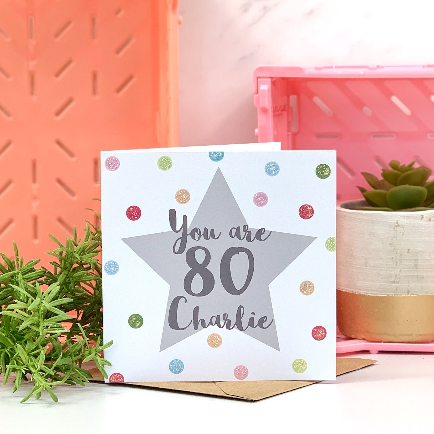 You Are 80 Birthday Card