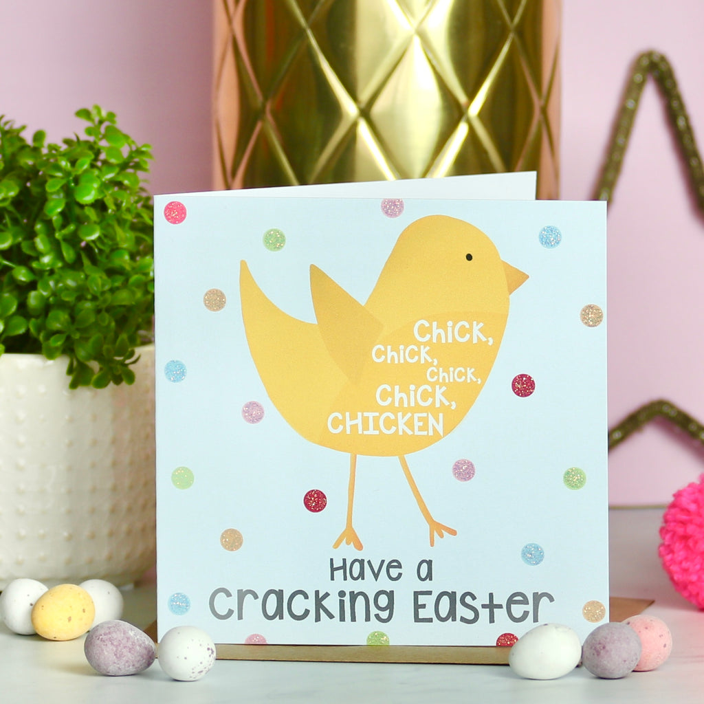 Chick, Chick, Chicken Easter Card