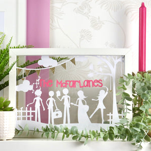 Family Personalised Cut Out