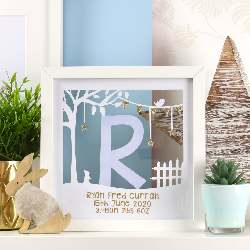 Children's Initial Personalised Cut Out