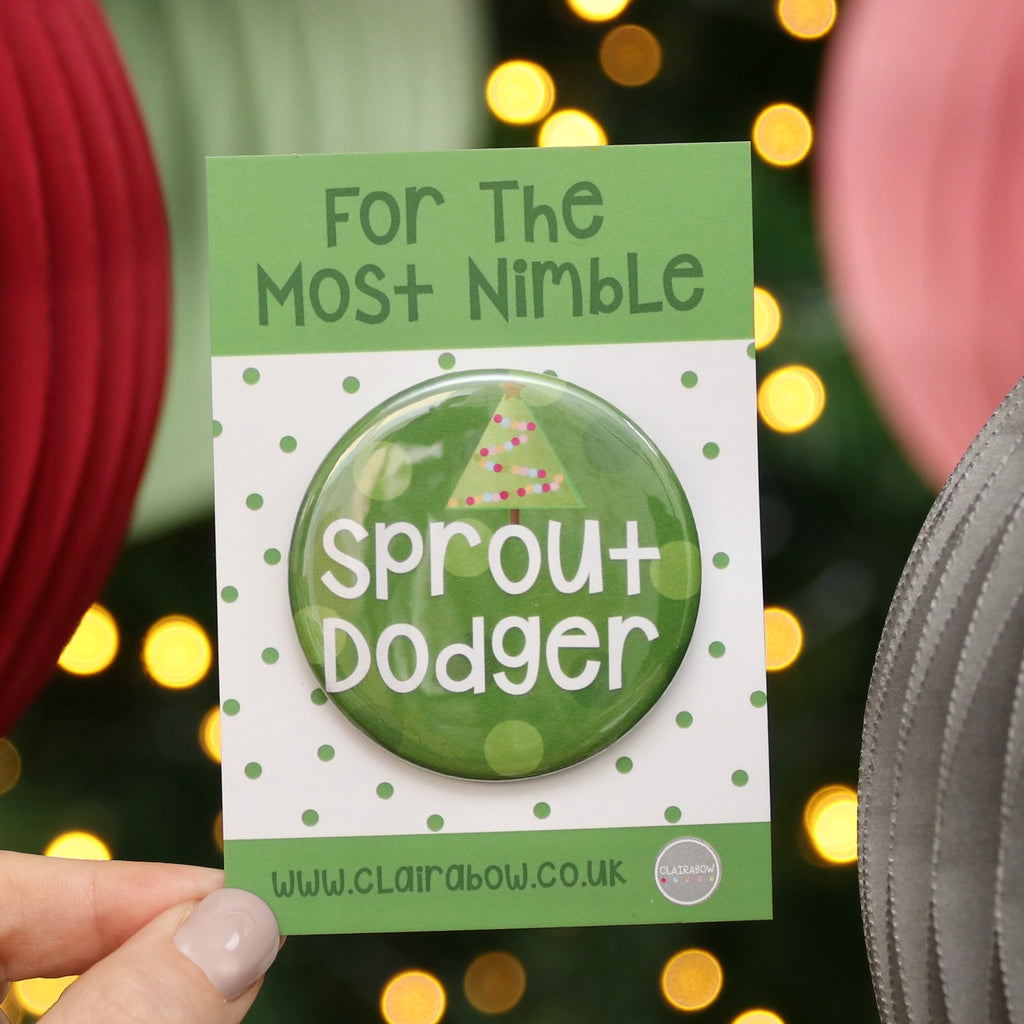 Sprout Dodger Christmas Badge
